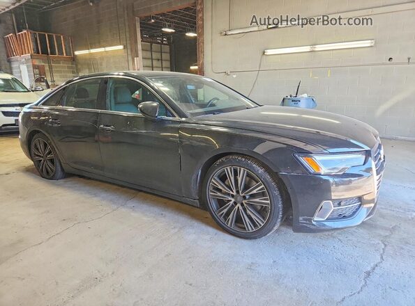 WAUE8AF26LN063203 2020 AUDI A6 Черный Передняя правая четверть