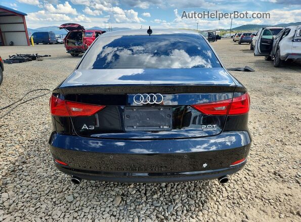WAUE8GFF3G1086134 2016 AUDI A3 Black Вид ззаду