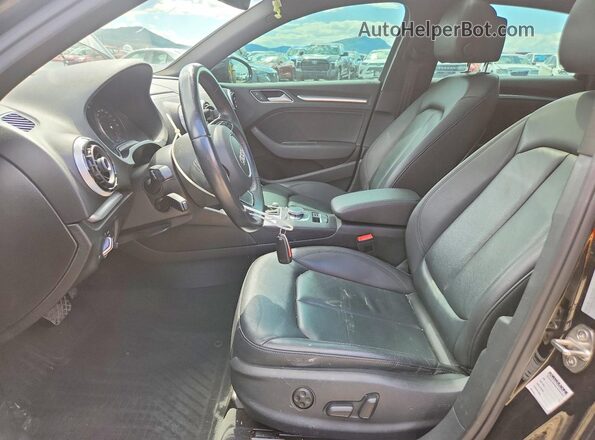 WAUE8GFF3G1086134 2016 AUDI A3 Black Вид салону спереду