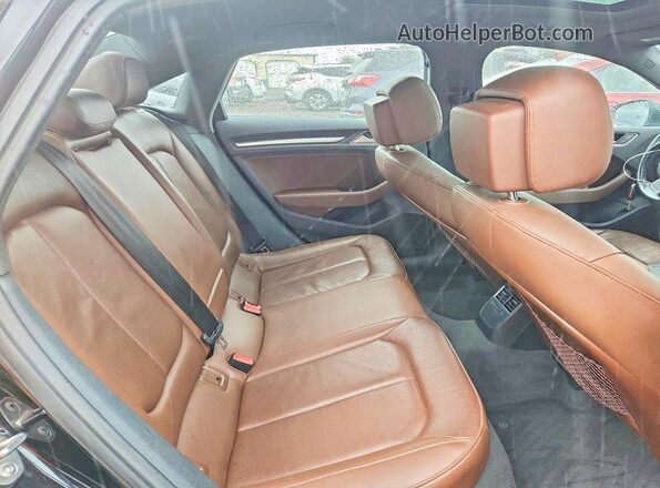 WAUE8GFF4G1048119 2016 AUDI A3 Black უკანა სავარძლების ხედი