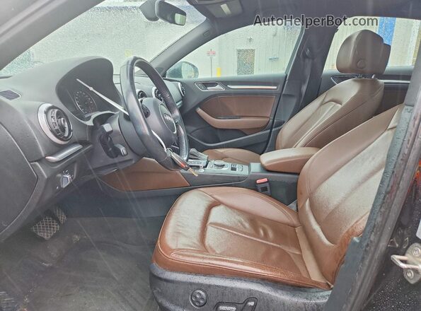 WAUE8GFF4G1048119 2016 AUDI A3 Black წინა სალონის ხედი