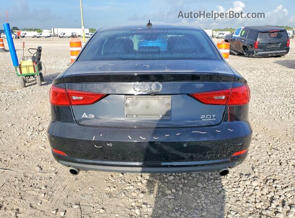 WAUE8GFF9G1056281 2016 AUDI A3 Black Widok z tyłu