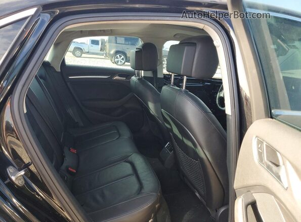 WAUE8GFF9G1056281 2016 AUDI A3 Black Widok tylnych siedzeń