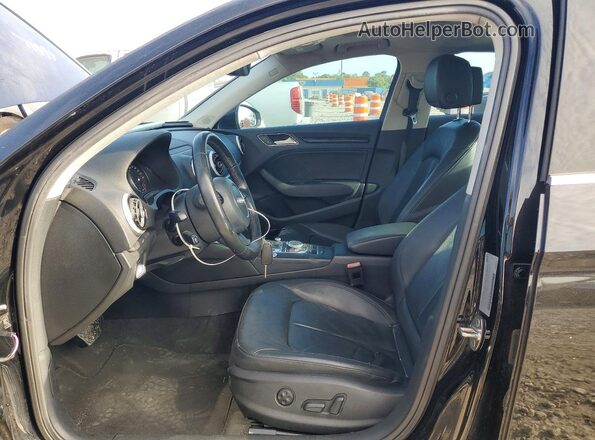 WAUE8GFF9G1056281 2016 AUDI A3 Black Widok wnętrza z przodu