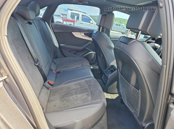 WAUEAAF40MA039588 2021 AUDI A4 Gray Vista de los asientos traseros