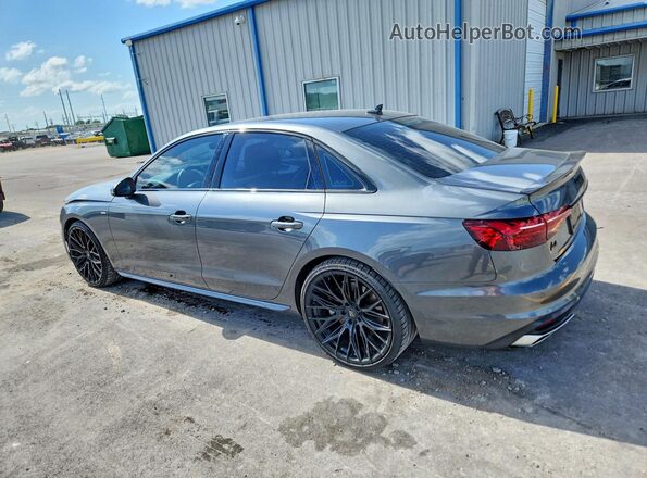 WAUEAAF40MA039588 2021 AUDI A4 Gray Trasero izquierdo