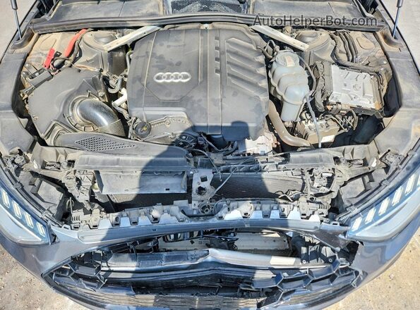 WAUEAAF40MA039588 2021 AUDI A4 Gray Vista interior trasera