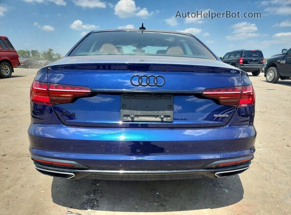 WAUEAAF41MA031354 2021 AUDI A4 Blue Widok z tyłu