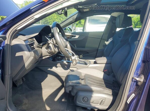 WAUEAAF41MN005863 2021 AUDI A4 Blue Vista interior delantera