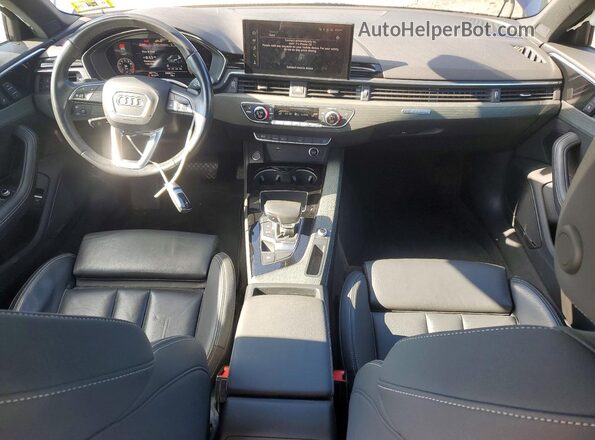 WAUEAAF41MN005863 2021 AUDI A4 Blue Vista del salpicadero