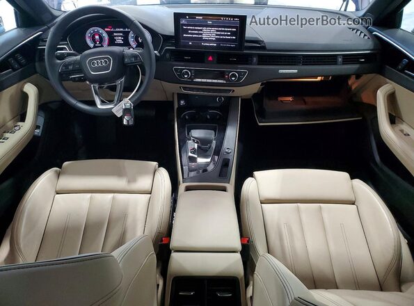 WAUEAAF41RN010956 2024 AUDI A4 Blue Vista del salpicadero