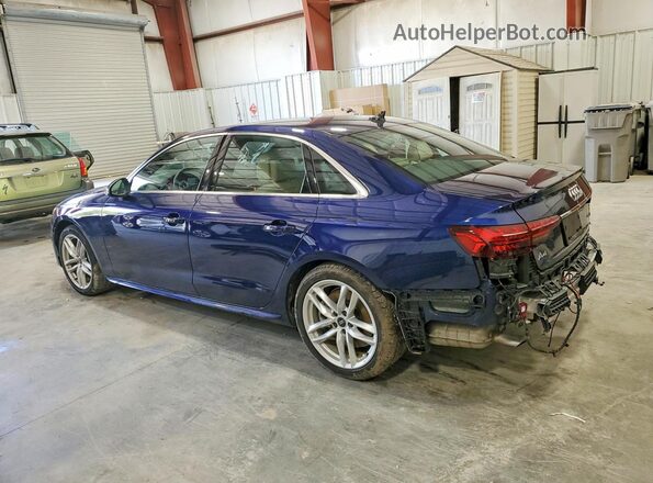WAUEAAF41RN010956 2024 AUDI A4 Blue Trasero izquierdo