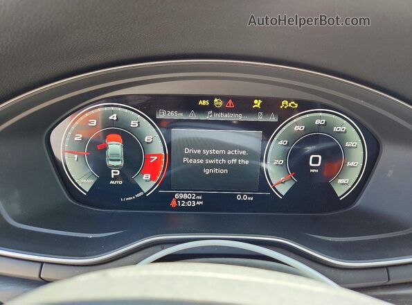 WAUEAAF43MA078806 2021 AUDI A4 Gray ხელსაწყოთა პანელის ხედი