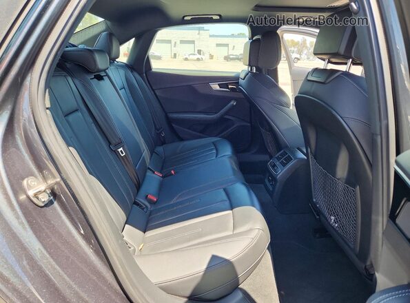 WAUEAAF43MA078806 2021 AUDI A4 Gray უკანა სავარძლების ხედი