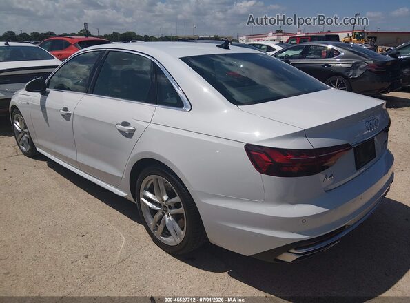 WAUEAAF43RN010005 2024 AUDI A4 White Задня ліва чверть