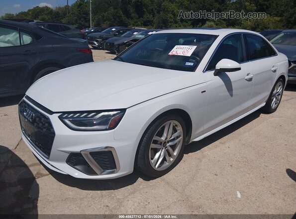 WAUEAAF43RN010005 2024 AUDI A4 White Передня ліва чверть