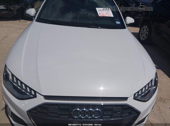 WAUEAAF43RN010005 2024 AUDI A4 White Вид щитка приладів