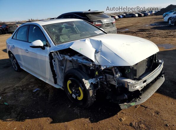 WAUEAAF44MA015410 2021 AUDI A4 White Передня права чверть