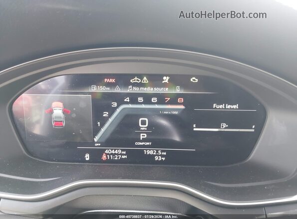 WAUEAAF44PA035175 2023 AUDI A4 White Вид задніх сидінь