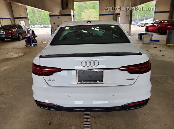 WAUEAAF45MA020454 2021 AUDI A4 White Widok z tyłu