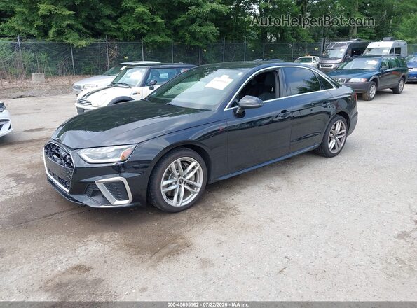 WAUEAAF46PN016992 2023 AUDI A4 Black წინა მარცხენა ხედი სამი მეოთხედიდან
