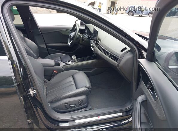 WAUEAAF46PN016992 2023 AUDI A4 Black წინა სალონის ხედი