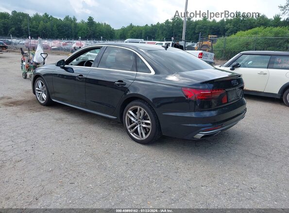 WAUEAAF46PN016992 2023 AUDI A4 Black უკანა მარცხენა
