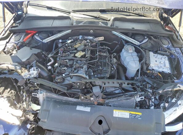 WAUEAAF46RN017921 2024 AUDI A4 Blue Widok wnętrza z tyłu