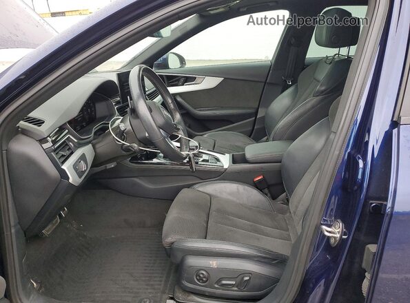 WAUEAAF47MA064455 2021 AUDI A4 Blue Вид салону спереду