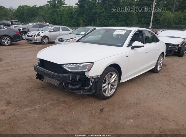 WAUEAAF47MN003633 2021 AUDI A4 Turquoise წინა მარცხენა ხედი სამი მეოთხედიდან