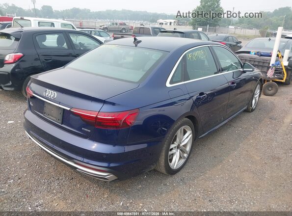 WAUEAAF47RN013845 2024 AUDI A4 Blue Հետևի աջ