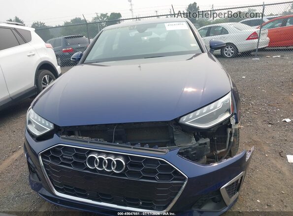 WAUEAAF47RN013845 2024 AUDI A4 Blue Սարքավորումների վահանակի տեսք