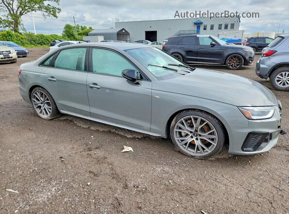 WAUEAAF48MN010445 2021 AUDI A4 Gray Delantero derecho