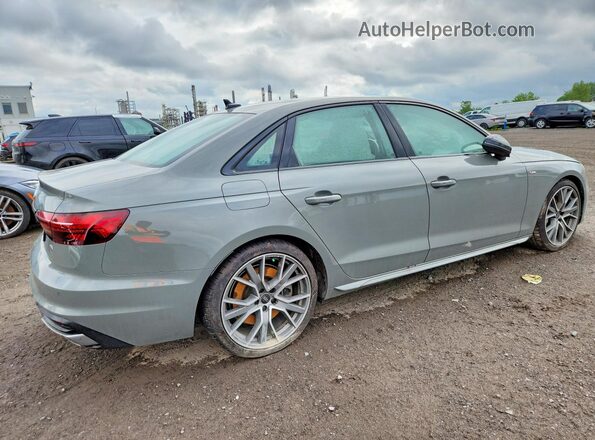 WAUEAAF48MN010445 2021 AUDI A4 Gray Trasero derecho