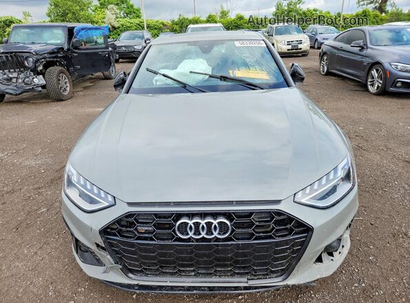 WAUEAAF48MN010445 2021 AUDI A4 Gray Vista frontal