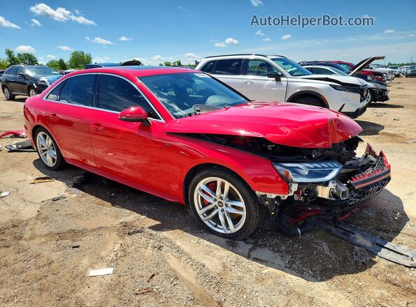 WAUEAAF48PA034465 2023 AUDI A4 Red Delantero derecho
