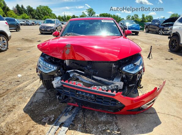 WAUEAAF48PA034465 2023 AUDI A4 Red Vista frontal