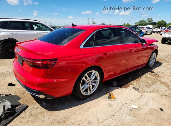 WAUEAAF48PA034465 2023 AUDI A4 Red Trasero derecho