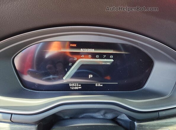 WAUEAAF48PA034465 2023 AUDI A4 Red Vista del cuadro de instrumentos
