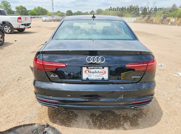 WAUEAAF49MA025320 2021 AUDI A4 Black Հետևի տեսք