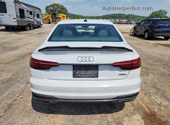 WAUEAAF49NN008527 2022 AUDI A4 White Vista trasera