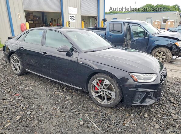 WAUEAAF49PA025788 2023 AUDI A4 Черный Передняя правая четверть