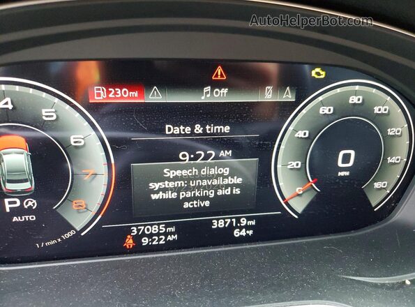 WAUEAAF49PA025788 2023 AUDI A4 Черный Вид щитка приборов