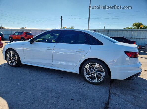 WAUEAAF4XMA065146 2021 AUDI A4 Белый Задняя левая четверть