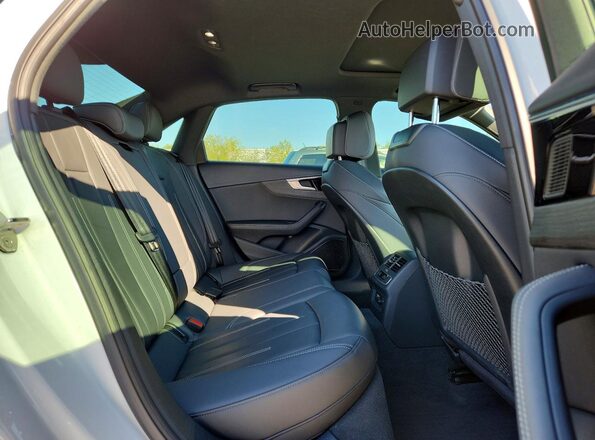 WAUEAAF4XMA065146 2021 AUDI A4 Белый Вид задних сидений
