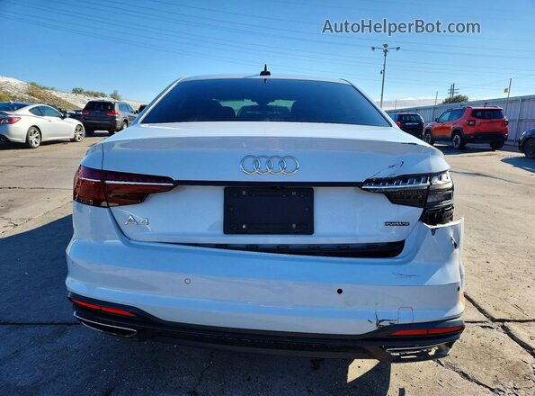 WAUEAAF4XMA065146 2021 AUDI A4 Белый Вид сзади