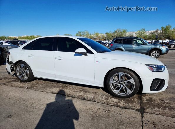 WAUEAAF4XMA065146 2021 AUDI A4 Белый Передняя правая четверть
