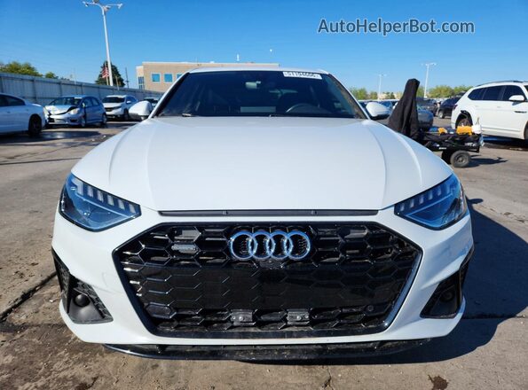 WAUEAAF4XMA065146 2021 AUDI A4 Белый Вид спереди