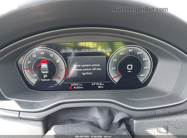 WAUEAAF4XPN000892 2023 AUDI A4 Серый Вид задних сидений