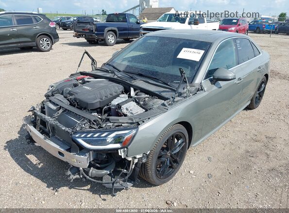 WAUEAAF4XPN000892 2023 AUDI A4 Серый Передняя левая четверть